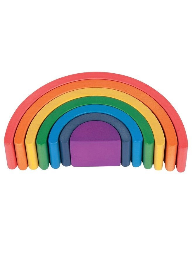 TickiT أقواس قوس قزح الخشبية من تيكي - لغز تعشيق - كتل تكديس للأعمار من 1 وما فوق - Image 1