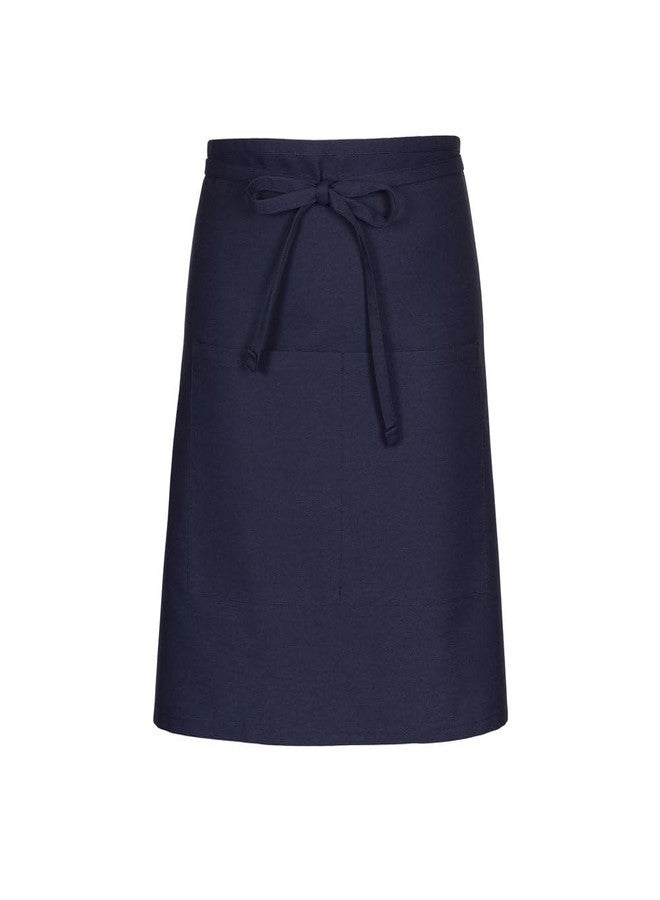Fame F28 Two Pocket Half Bistro Apron - Navy (WFA25305NA)