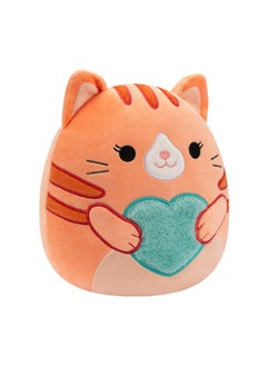 Squishmallows 7.5 inch Gigi the Tabby Cat , Officially Licensed Kellytoy Plush Toy, Colorful Soft Toy, Gift for Kids, Girls & Boys Washable Squishy Stuff Toy Multicolor All Age  - Image 2