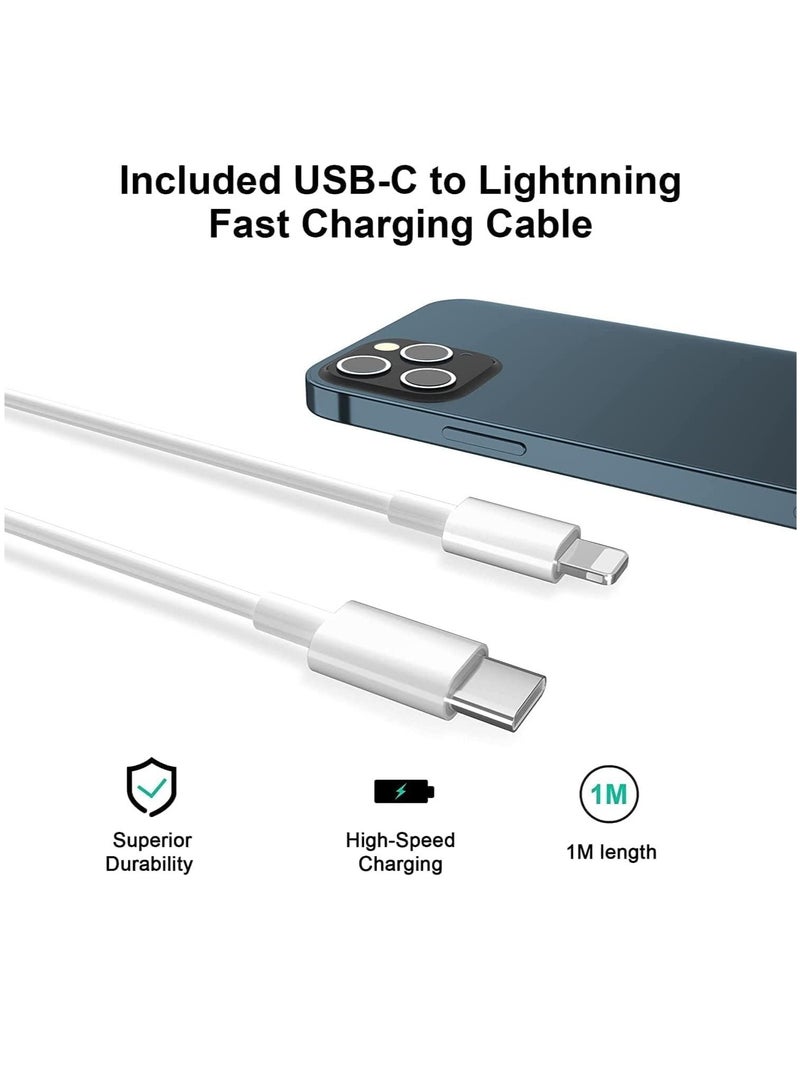 ELTRAZONE 35W Dual Ports Fast Charging USB-C+C Power Adapter For Mobile iPhone 13 14 Series - Image 4