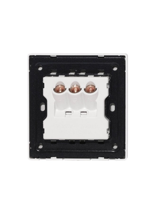 Donmarco Ultra Thin 45A Connection Unit – Fire-Resistant , Sleek Plastic Design for Heavy-Duty Applications (Matt White)  - Image 4