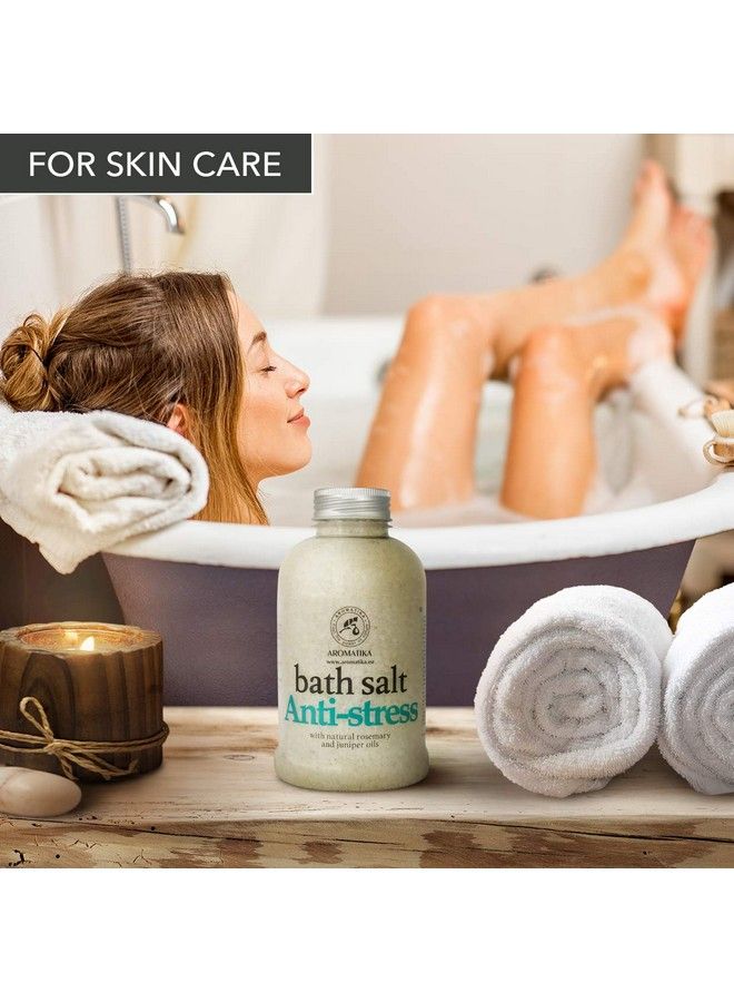 Aromatika DeStress Bath Salt 2116 Oz w/Natural Rosemary & Juniper Oils Natural Bath Sea Salts 600g Best for Good Sleep Relaxing Calming Body Care Beauty Aromatherapy - Image 5