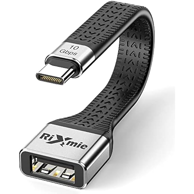 rayihni USB C TO USB ADAPTER, TYPE C TO USB A OTG ADAPTER, USB C MALE TO USB A FEMALE CABLE, 10GBPS DATA SYNC OTG TECHNOLOGY, THUNDERBOLT 3 TO USB3.2 FEMALE ADAPTER FOR MACBOOK PRO/AIR AND MORE - Image 1