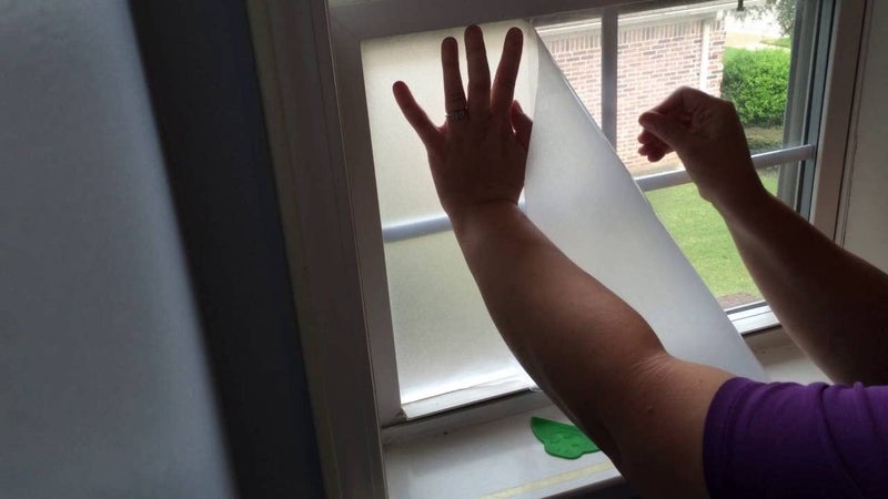 Sun Bird 24 Inch X 10 Feet Frosted Window Film 99.9% Blocking Frosted Glass Film Static Cling Glass Film No Glue Anti-UV Window Sticker Non Adhesive for Privacy Office Meeting - Image 3