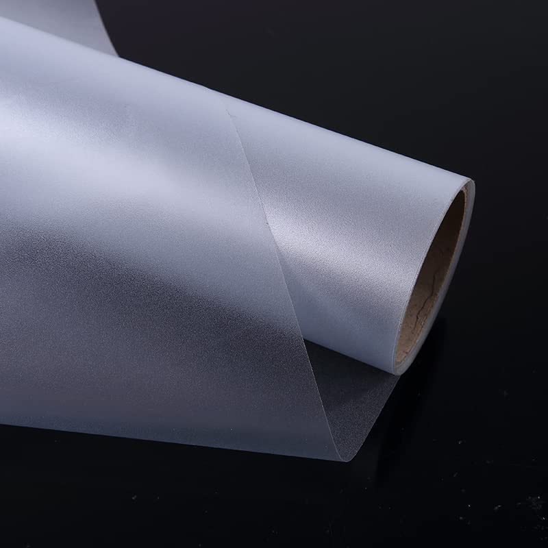 Sun Bird 24 Inch X 10 Feet Frosted Window Film 99.9% Blocking Frosted Glass Film Static Cling Glass Film No Glue Anti-UV Window Sticker Non Adhesive for Privacy Office Meeting - Image 1