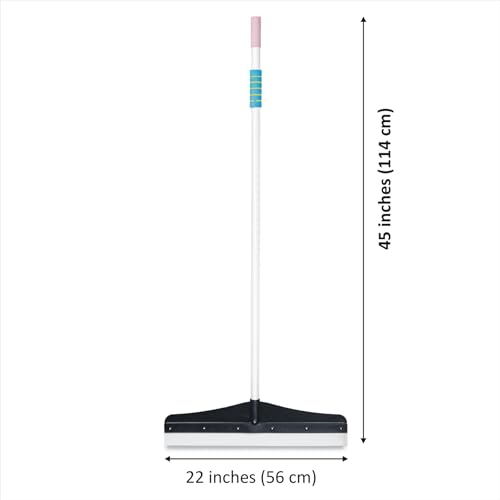 VIMAL Big Broomer (22 inch or 55 cm Wide) Heavy Duty Floor Cleaning Wiper | Wet Cleaner Squeegee for Large Size Floors Garage/Deck/Pool/Commercial Bathroom/KitchenFloor Cleaner (Pack of 1) - Image 4