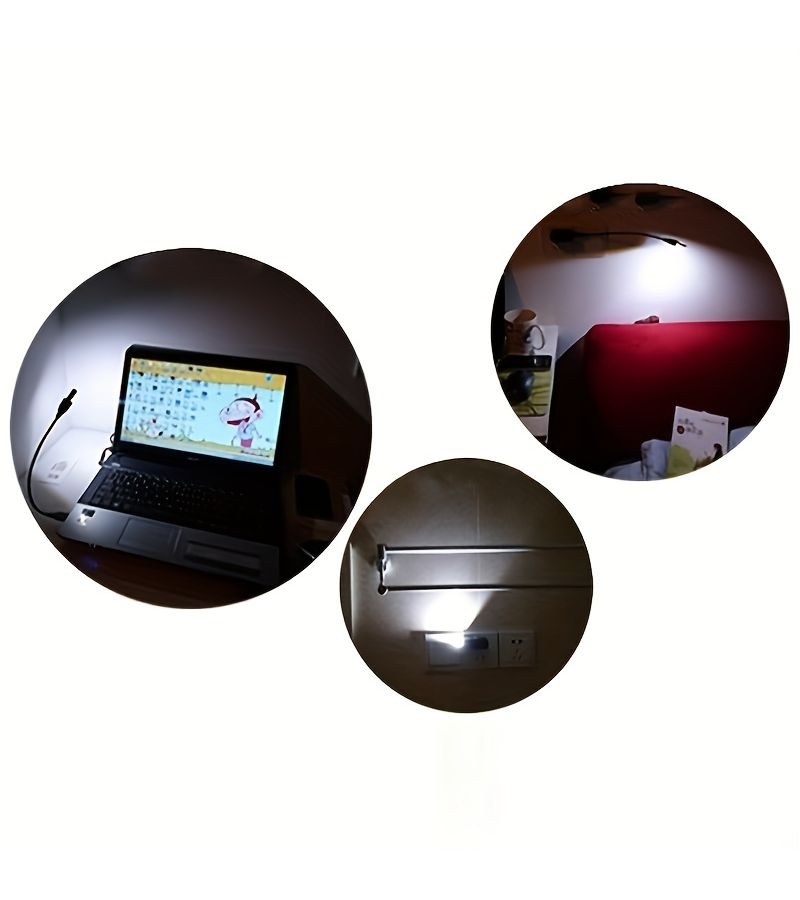٥ قطع من مصباح LED صغير يعمل بطاقة USB لإضاءة الليل، مصباح تخييم، لبنك الطاقة والكمبيوتر، بحجم بطاقة الائتمان فائق الصغر. - Image 5