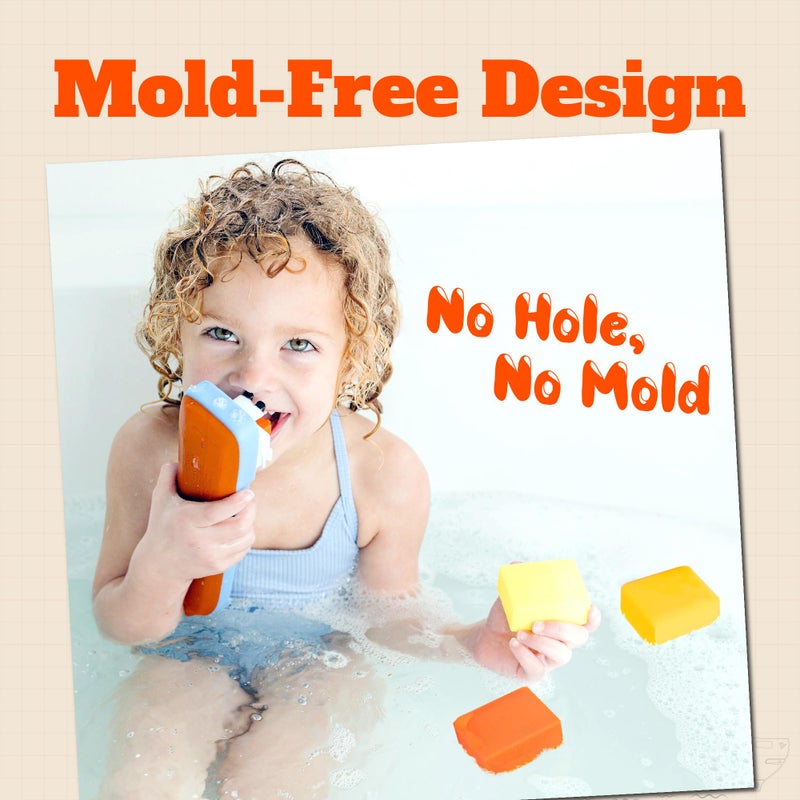 SplashEZ Boat Bath Toy for Kids | Mold Free Floating Toddler Bath Toys With No Hole for Water | Boat Ship Containers Ideal Size for Little Hands | Safe Durable for Tub Fun for Boys & Girls Ages 0 & Up - Image 3