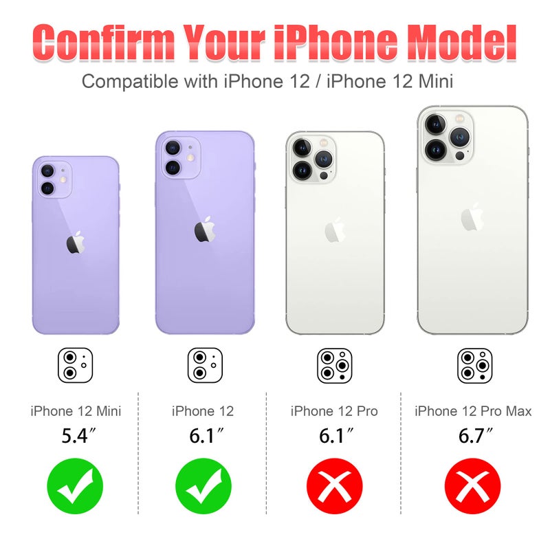 AGVEE 3+3 6 Pack for iphone 12 Pro/12/12 Mini/11 Pro Max/11 Pro/11 Camera Lens Protector, Bling Diamond & Bling Glitter Metal Ring 9H Tempered HD Glass Camera Cover, Bling-Silver - Image 5