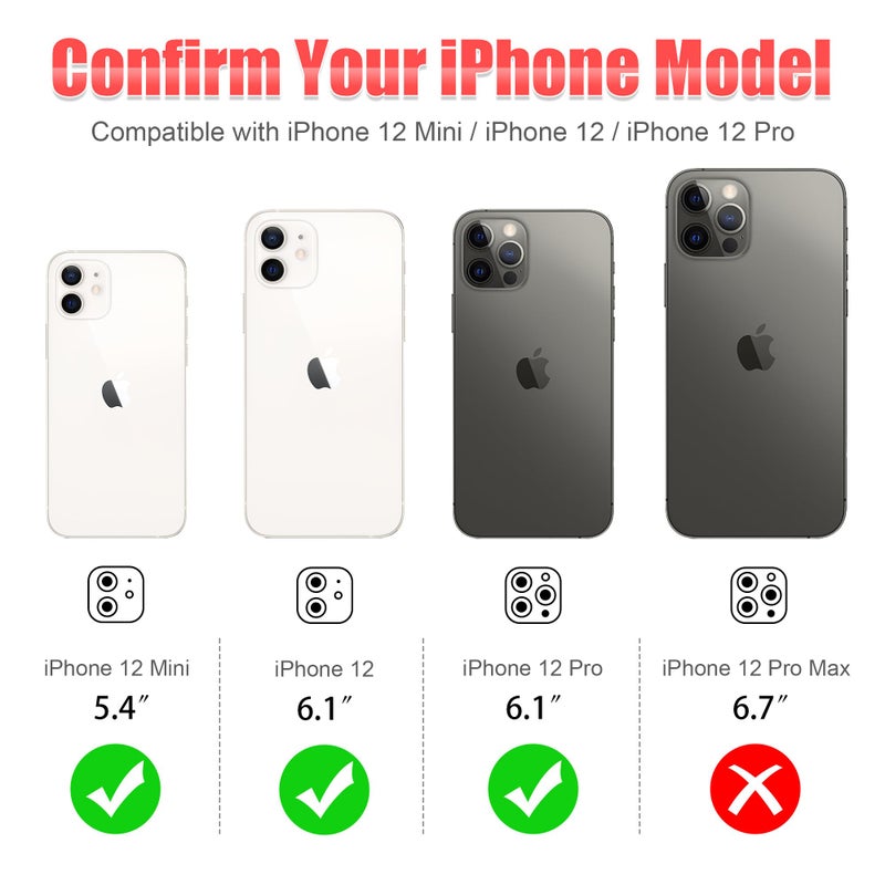 AGVEE 3+3 6 Pack for iphone 12 Pro/12/12 Mini/11 Pro Max/11 Pro/11 Camera Lens Protector, Bling Diamond & Bling Glitter Metal Ring 9H Tempered HD Glass Camera Cover, Bling-Silver - Image 2