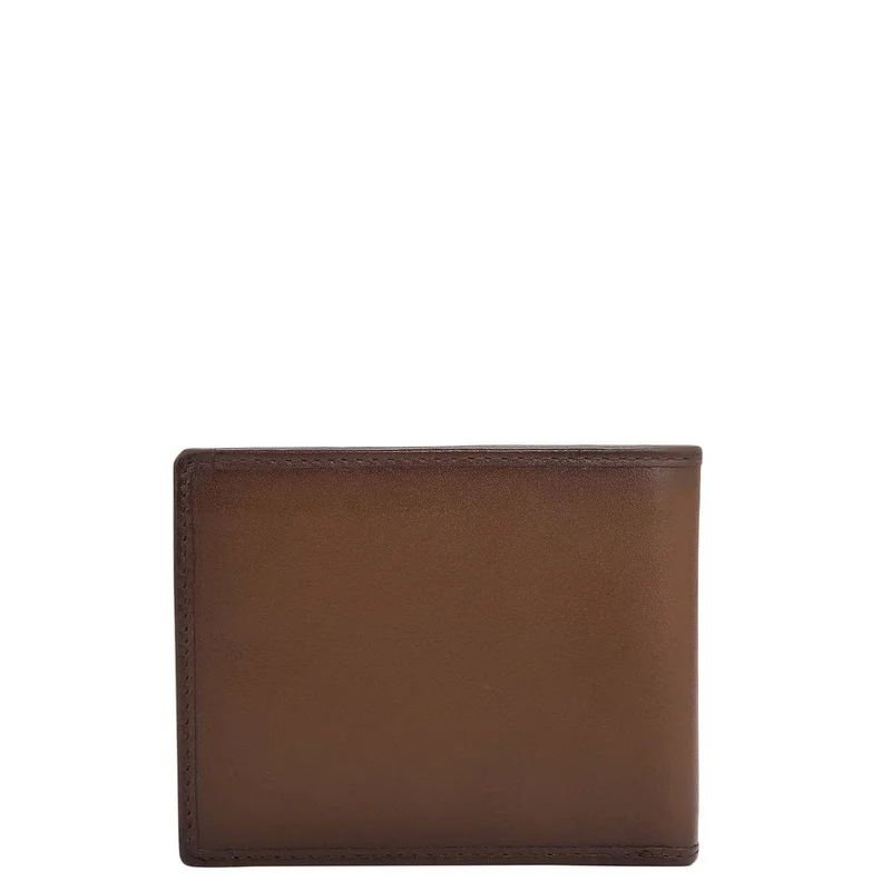 Da Milano Cognac Cognac Bifold Leather Mens Wallet for Men | Best Price UAE