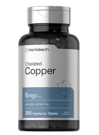 Chelated Copper 6mg - 300 Vegetarian Tablets - pzsku/Z1D6DF02BE9A5B032636FZ/45/_/1737444642/2c1dc886-5824-4c32-b75f-7a4a33f43459