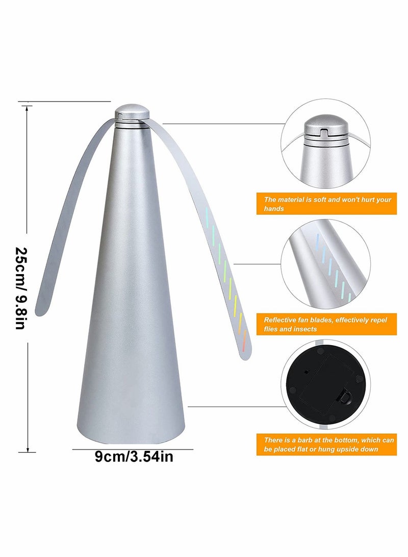 Excefore Fly Repellent Fan Indoor Outdoor Repeller Keep Mosquito, Fly Bug Away from Food Electronic Pest Control Portable Fly Repellent Fan - Image 5