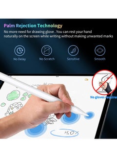 Generic Stylus Pen for iPad 9 & 10th Generation with Palm Rejection, Active Pen Compatible with iPad 10/9/8/7/6th Generation, iPad Air 5/4/3rd Generation, iPad Pro 11 & 12.9 Inch, iPad Mini 6/5th Generation.  - Image 4
