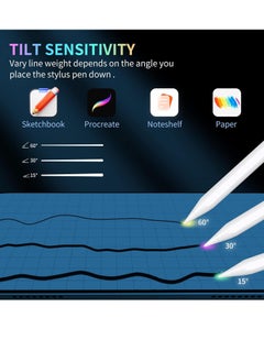 Generic Stylus Pen for iPad 9 & 10th Generation with Palm Rejection, Active Pen Compatible with iPad 10/9/8/7/6th Generation, iPad Air 5/4/3rd Generation, iPad Pro 11 & 12.9 Inch, iPad Mini 6/5th Generation.  - Image 5