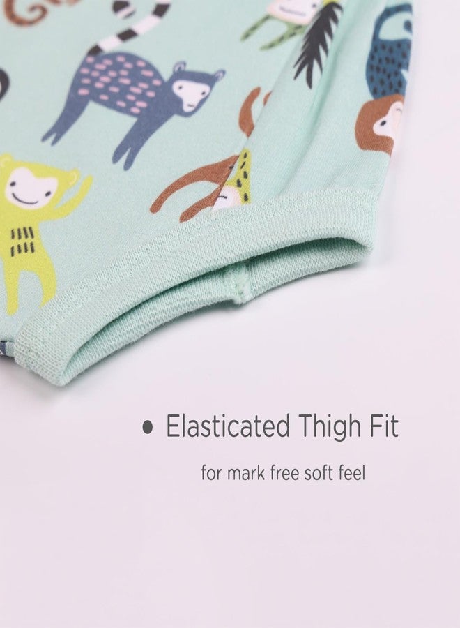Just Bumm Potty Pants for Toddlers, Pull-up Padded Underwear with 4 layers of Organic Cotton Padding & Cotton Inner, Ideal for Potty Training 2-3 Year Babies (Jungle Jam) - Image 3