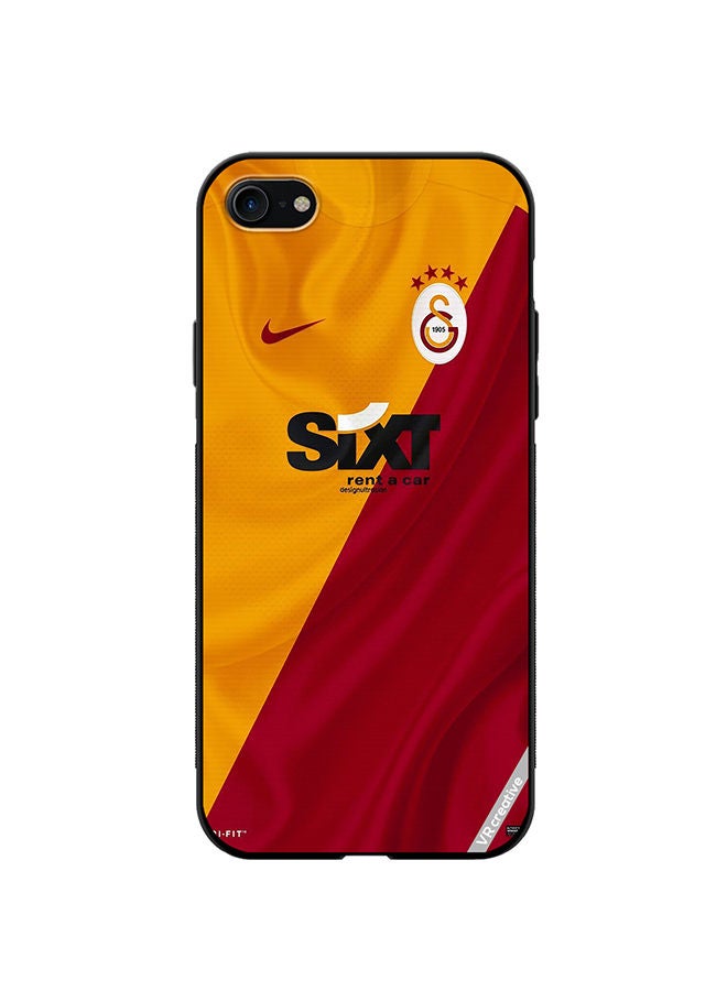 VR CREATIVE Protective Case Cover For Apple iPhone SE (2022) Nike Galatasaray 2022 Home Kit Design Design Multicolour - Image 1