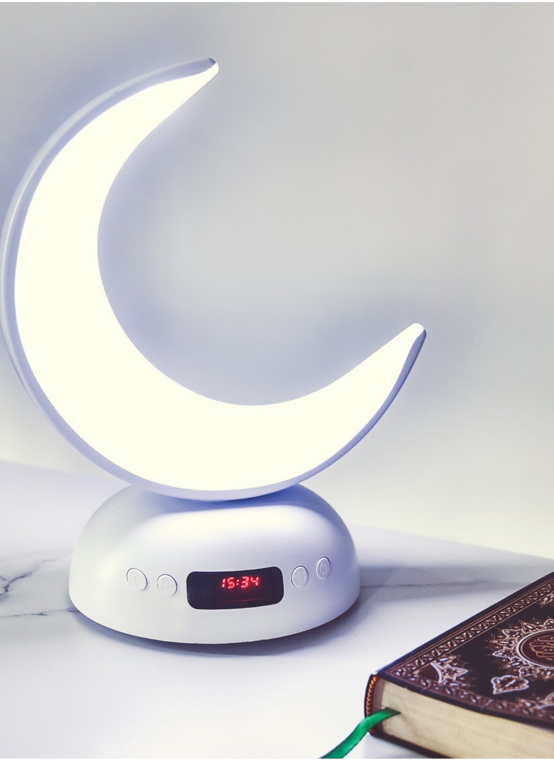 Equantu - Moon Bluetooth Speaker APP Control LED Colorful Night Light Player - Image 1