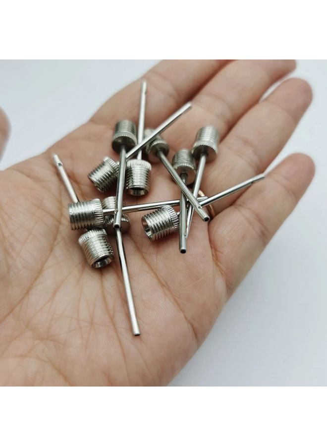 Stainless Steel Inflation Needles 10 Pack Dual Port Ball Pump Adapters For Soccer Basketball Footballs Durable Inflator Needles Set - Image 4