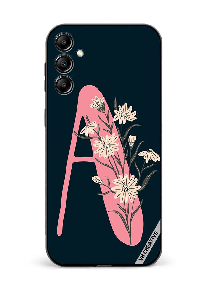 VR CREATIVE Protective Case Cover For Samsung Galaxy A14 5G/A14 Alphabet A Design Multicolour - Image 1