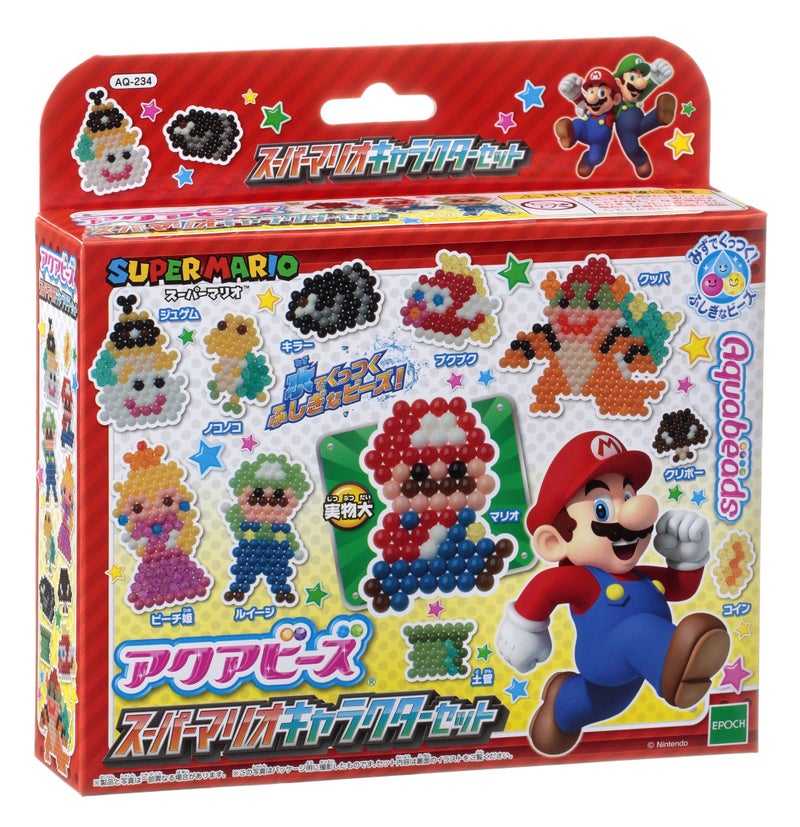 Epoch Aquabeads Super Mario Character Set Additional Beads