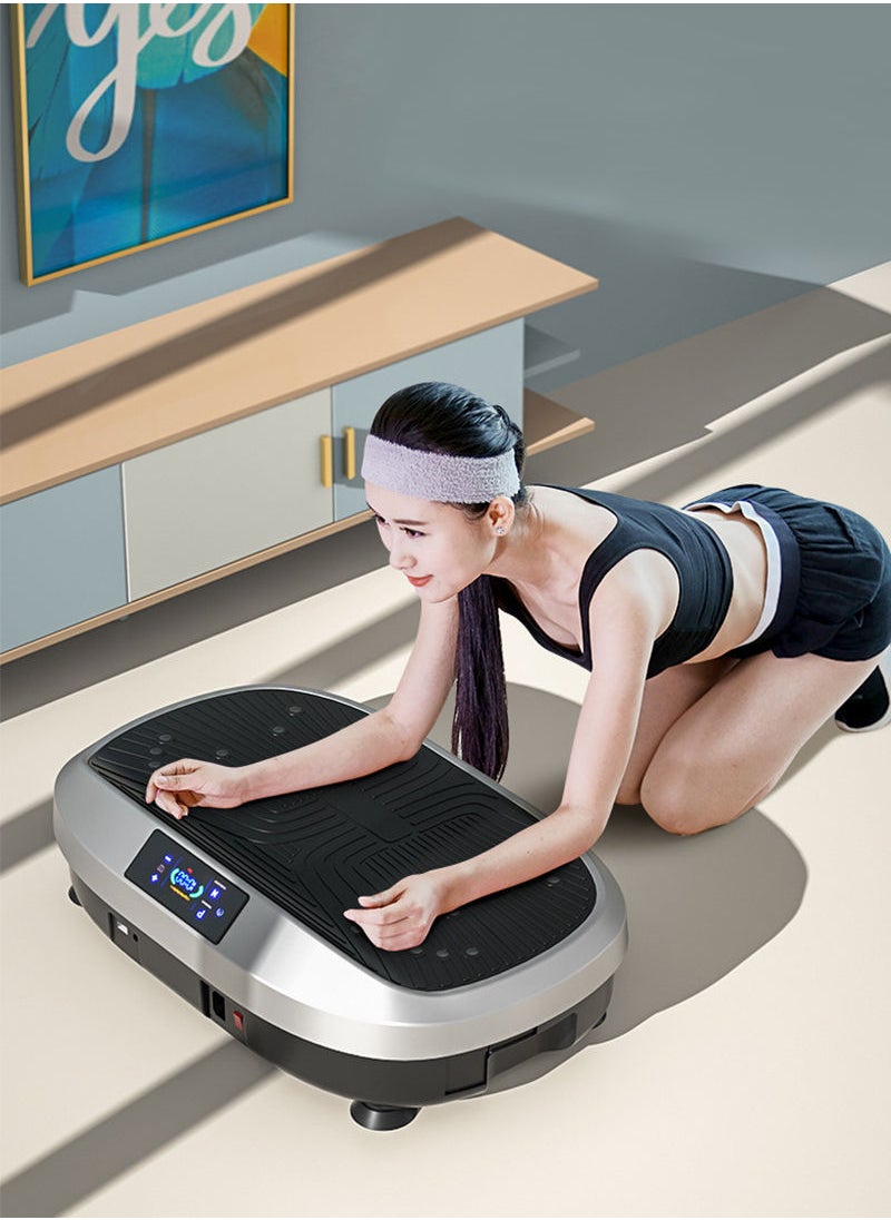 Sharpdo - Vibration Plate Exercise Machine Whole Body Vibration Machine for Home Fitness w/Loop Bands, Home Workout Equipment for Weight Loss, Toning & Wellness - Image 1