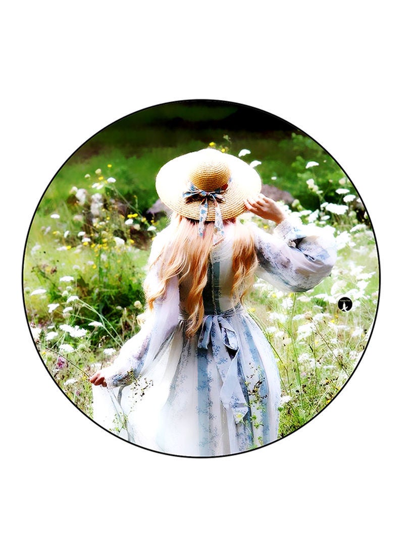 RKN Girl Printed Mouse Pad  Multicolour