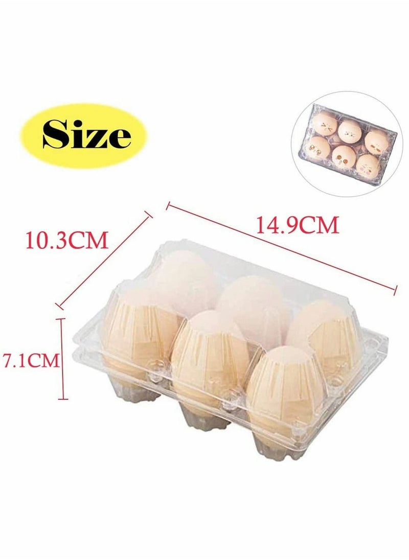 SYOSI - Egg Holder Plastic Egg Carton for 12 Eggs Reusable Chicken Kitchen Egg Storage Container Stackable Container with Lid - Image 1