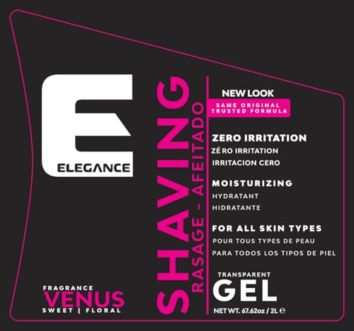 E Elegance Barber Accessories  Transparent Shaving Gel For Men Or Women SweetFloral Venus Fragance  The Ultimate Shaving Solution For A Smooth IrritationFree Experience 42 Pound - Image 5