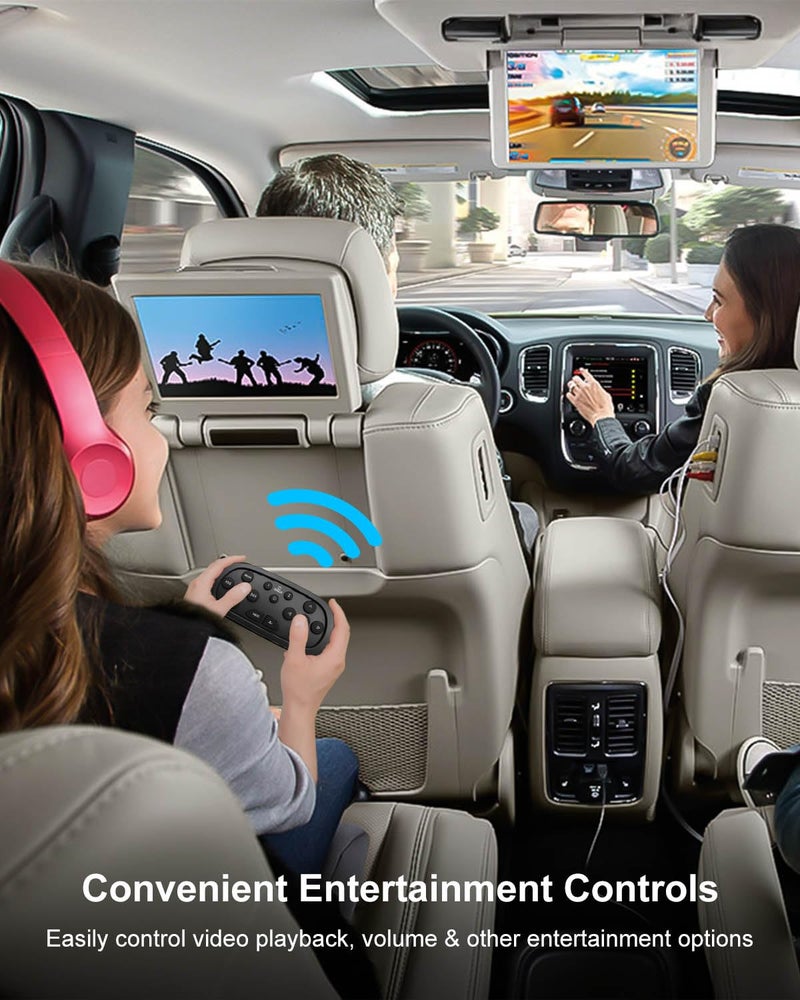 BOQNZN جهاز تحكم عن بعد بالفيديو يناسب GMC Yukon Sierra وChevrolet Tahoe وSuburban وSilverado وCadillac SRX وEscalade وESV 2015-2021، جهاز تحكم عن بعد لمشغل DVD بديل 84012998 23432163 - Image 3