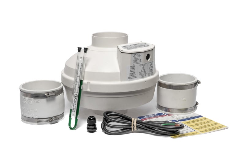 Festa AMG Radon Fans Festa AMG Maverick Radon Fan  4 Installation Kit  Quiet and Energy Efficient Radon Mitigation Inline Fans  High Performance 4 Duct Fan 