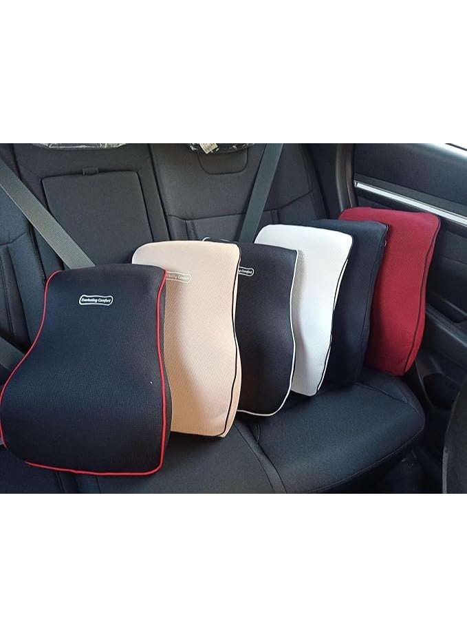 Memory Foam Lumbar Support Pillow for Office Chair, Computer Chair, Car Seat and Gaming Chair, Ergonomic Back Cushion for Everyday Comfort - Image 4