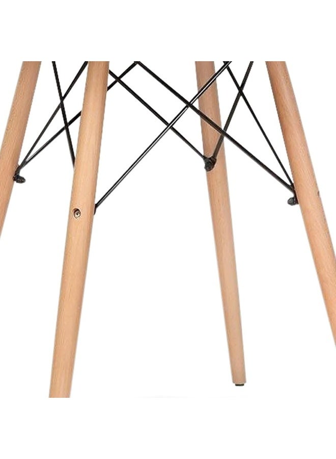 UNIKSAR Modern Round Wooden Dining Table – 80cm Compact Circle Table with Natural Wooden Legs – Multipurpose Table for Dining Room, Kitchen, Office, Coffee Corner, Living Room & Balcony - Image 5