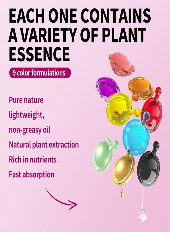 SEVICH Red Intensive Repair Capsules - Moroccan Oil & Jojoba Duo | Color-Lock Technology for Dyed Hair | Anti-Frizz Hair Serum Capsules (30 Count) - Image 3