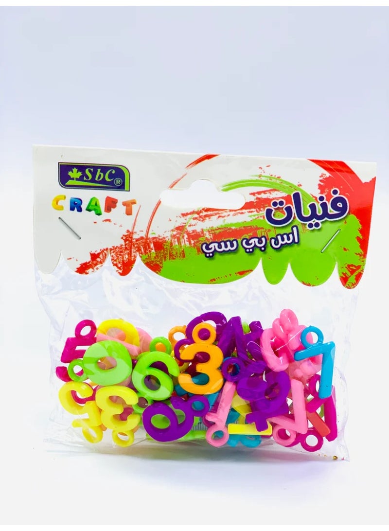 SBC PLASTIC NUMBERS WITH CLIP - Image 1