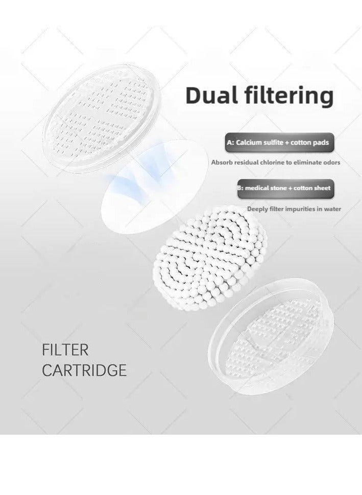 TOVELE5 Korean-Style High-Pressure Shower Head Set with VC Fragrance Filter – Chlorine Removal, Skin Moisturizing  Deep Purifying - Image 4