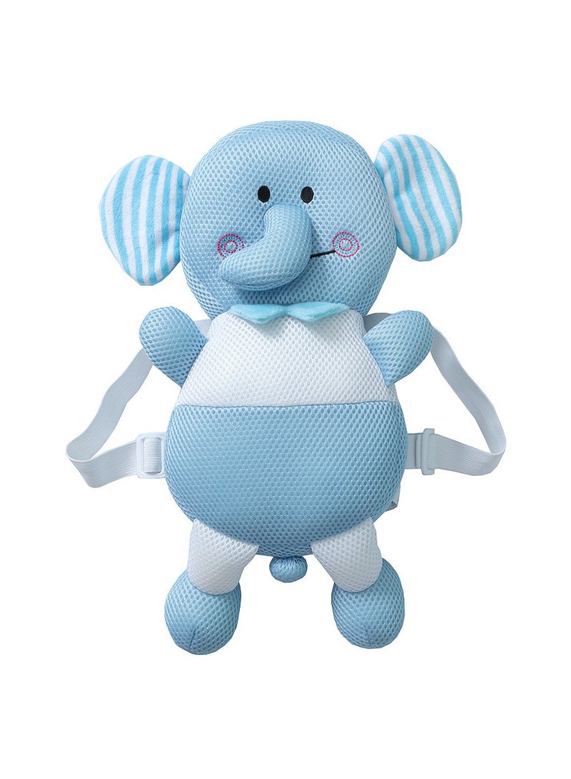 Goolsky Toddler Baby Head Protection Cushion Backpack Wear,Grey Elephant  - Image 1