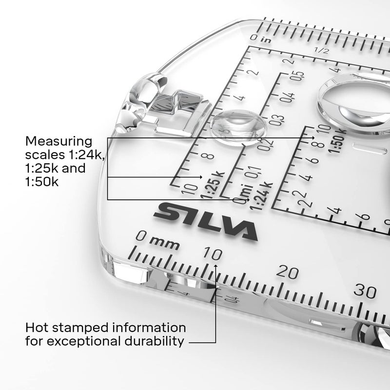 Silva Expedition S Compass | Night-Enabling Luminous Markings | Perfect for Navigation, Hiking, Trekking and Hunting - Image 2