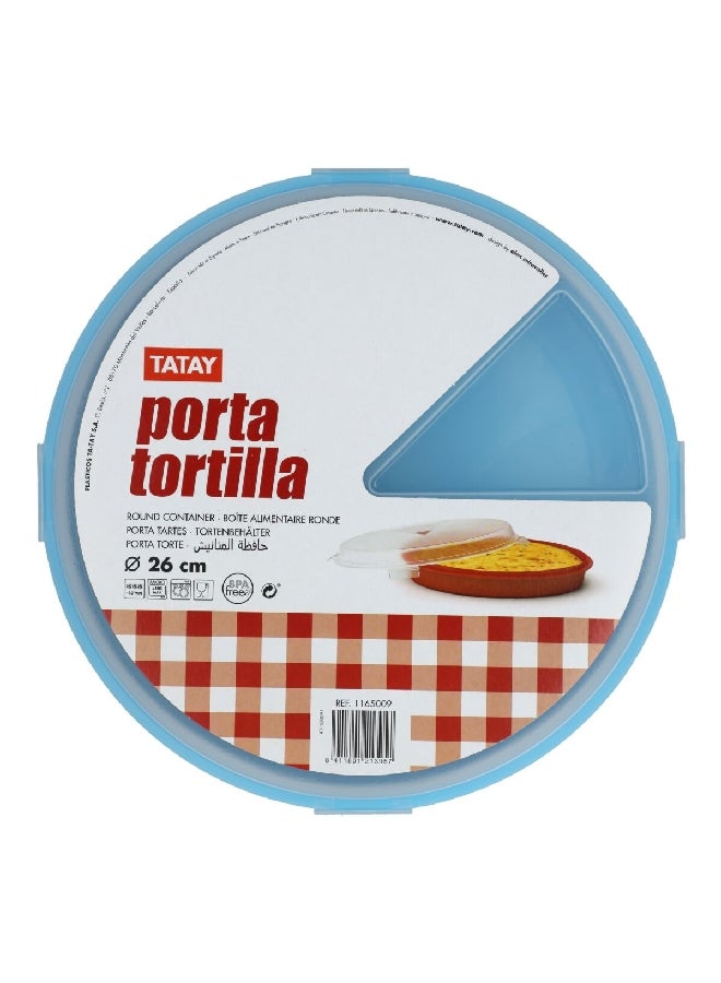 TATAY Round Cake Container Blue 26cm 1165009 - Image 3