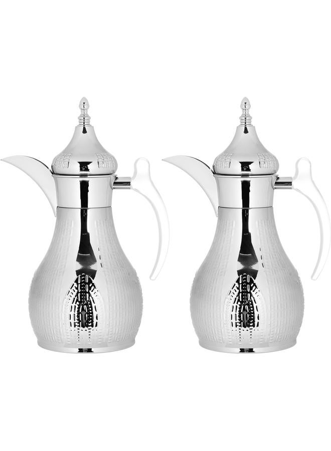 السيف غاليري طقم ترمس هايلا ستيل 1.2/1.2 لتر قطعتين فضي - Image 1