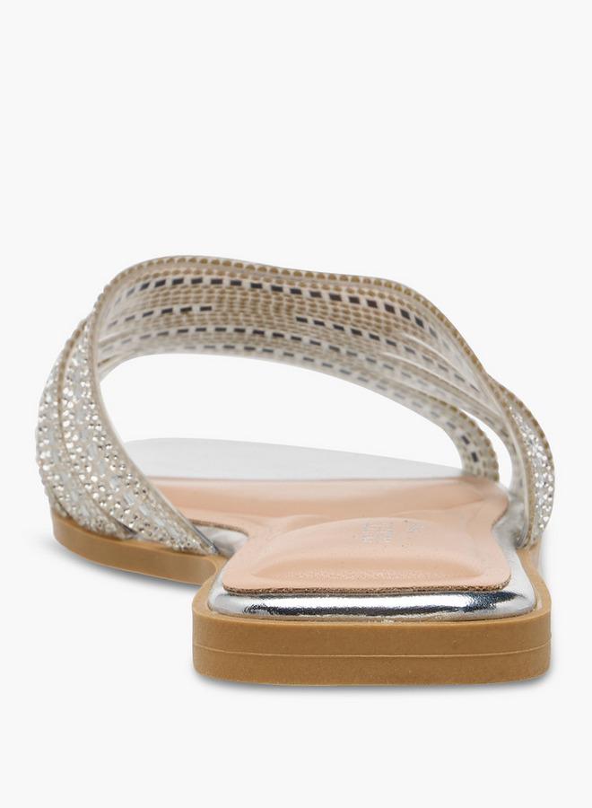 Celeste Women Embellished Flat Sandals - Image 5