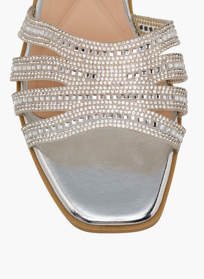 Celeste Women Embellished Flat Sandals - Image 4