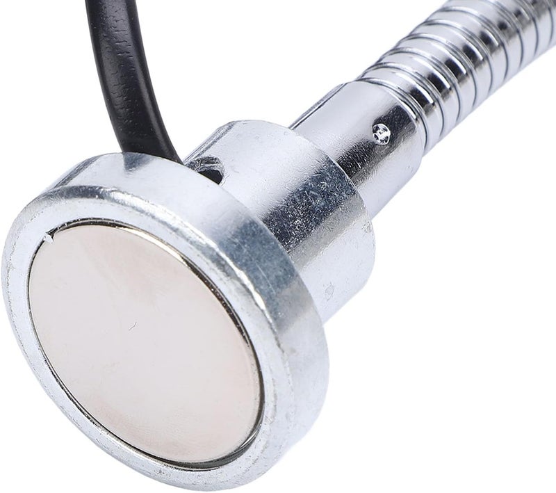 15W LED Machine Light with Magnetic Base & Flexible Gooseneck, 1500LM 6500K White Light for Workshop, CNC Lathe, Sewing, Car Repair, 12-85V DC - Image 4