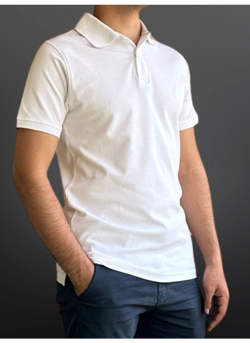 Horse Polo - Horse Polo Classic Polo Shirt, white - Image 1