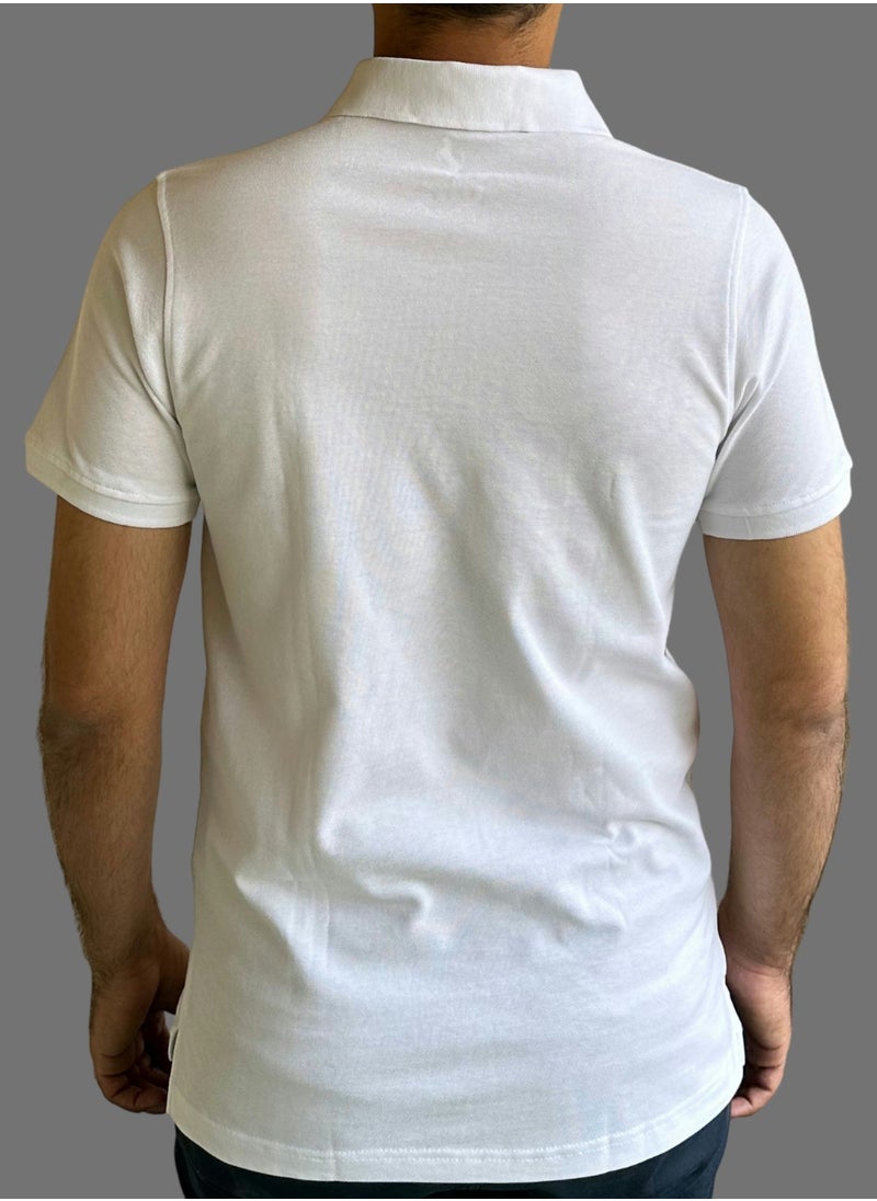 Horse Polo - Horse Polo Classic Polo Shirt, white - Image 1