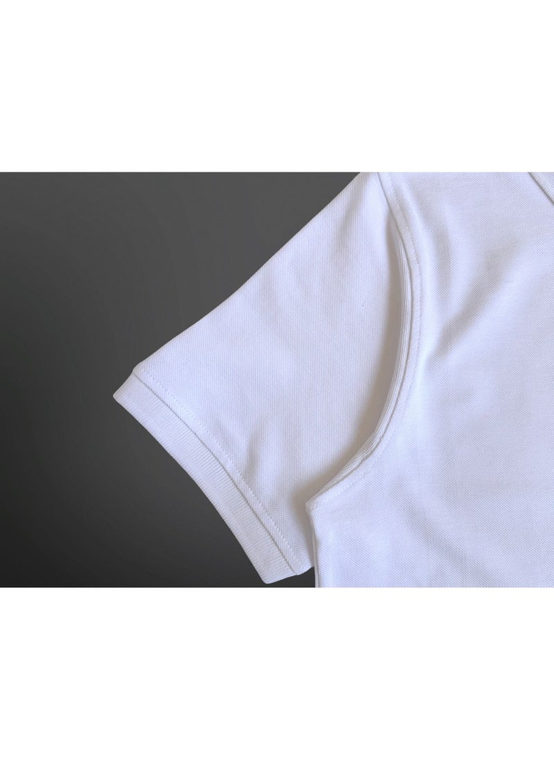 Horse Polo - Horse Polo Classic Polo Shirt, white - Image 1
