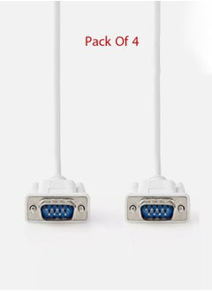 Taimi Pack Of 4 VGA Male To Male Cable 3m White  - Image 1