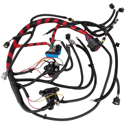 YEHERIT F81Z12B637EA Engine Wiring Harness Compatible with 1999 2000 2001 Ford Excursion F250 F350 F450 F550 Super Duty 7.3L V8 Diesel Engine Automatic Transmission, Replace# F81Z-12B637-EA - Image 1