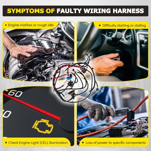 YEHERIT F81Z12B637EA Engine Wiring Harness Compatible with 1999 2000 2001 Ford Excursion F250 F350 F450 F550 Super Duty 7.3L V8 Diesel Engine Automatic Transmission, Replace# F81Z-12B637-EA - Image 5