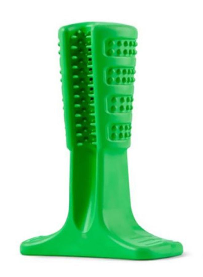 NIBEMINENT Bristly Dog Toothbrush Cleaning Bushy Bite Green